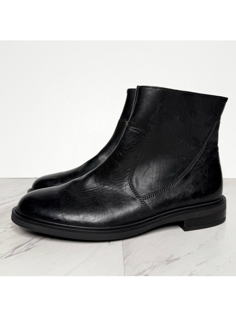 Paul Green Rook Black Leather Bootie 4 / 6.5